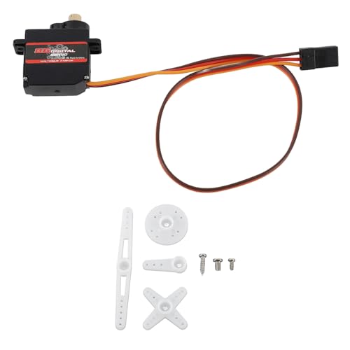 Tihebeyan RC Car 8G Digital Servo Teil, Hohe Torsion, Schnelle Reaktion, Präzise Steuerung, Leicht, Langlebig, Ersatz-RC-Servo für RC-Cars, Boote, Roboter von Tihebeyan