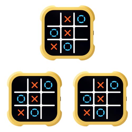 Tikhell Tic-Tac-Toe-Spielespielzeug, TIC-TAC-TOE BOLT-Puzzlespielzeug für Bildung und Gedächtniswachstum, tragbare Reisespiele, -Spielzeug für Kinder und Erwachsene von Tikhell