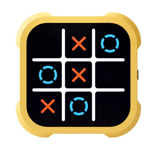 Tikhell Tic-Tac-Toe-Spielespielzeug, TIC-TAC-TOE BOLT-Puzzlespielzeug für Bildung und Gedächtniswachstum, tragbare Reisespiele, -Spielzeug für Kinder und Erwachsene von Tikhell