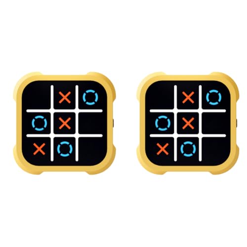 Tikhell Tic-Tac-Toe-Spielespielzeug, TIC-TAC-TOE BOLT-Puzzlespielzeug für Bildung und Gedächtniswachstum, tragbare Reisespiele, -Spielzeug für Kinder und Erwachsene von Tikhell