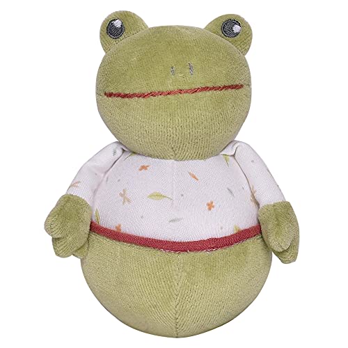 Tikiri 8573233 - Stehauffigur Frosch Gemba, Spielzeug für Babys und Kinder ab 0+ Monaten, 15cm von Tikiri