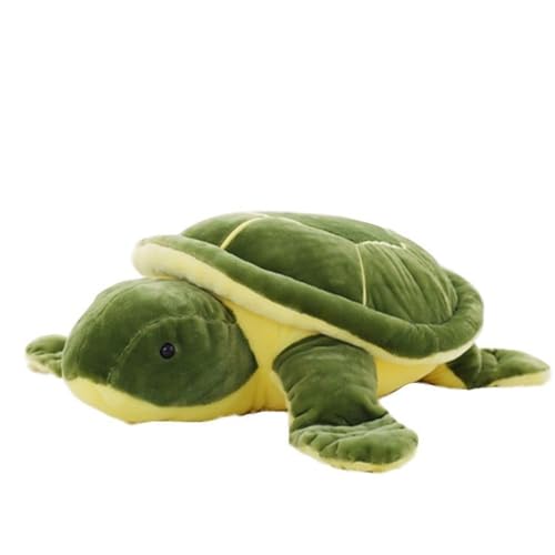 Tikwisdom Schildkröte Plüschtier,Schildkröte Plüschtier Kissen,Super weiche Schildkröte Puppe,Meerestier Plüschtiere für Kinder Geschenk/Geschenk (Grün 40cm) von Tikwisdom