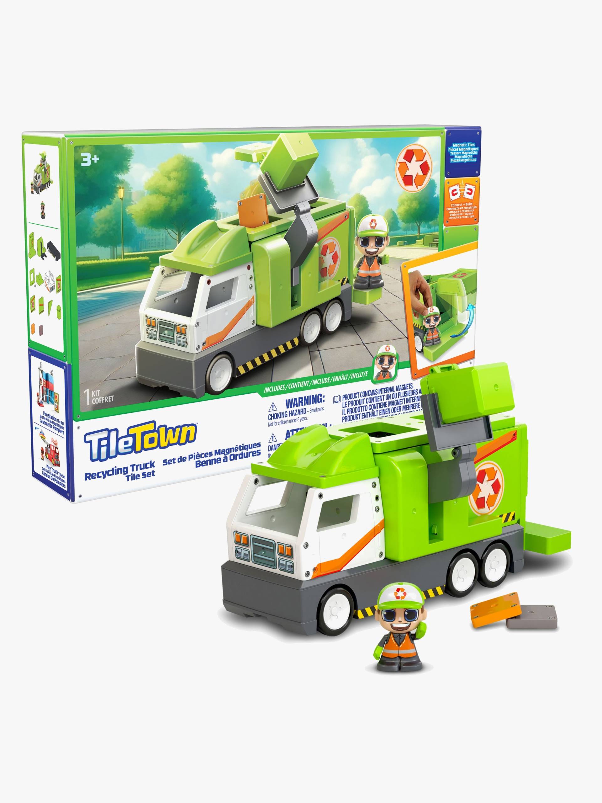 Tile Town Magnetischer Bausatz Müllwagen Tile Town Magnetischer Bausatz Müllwagen von Tile Town