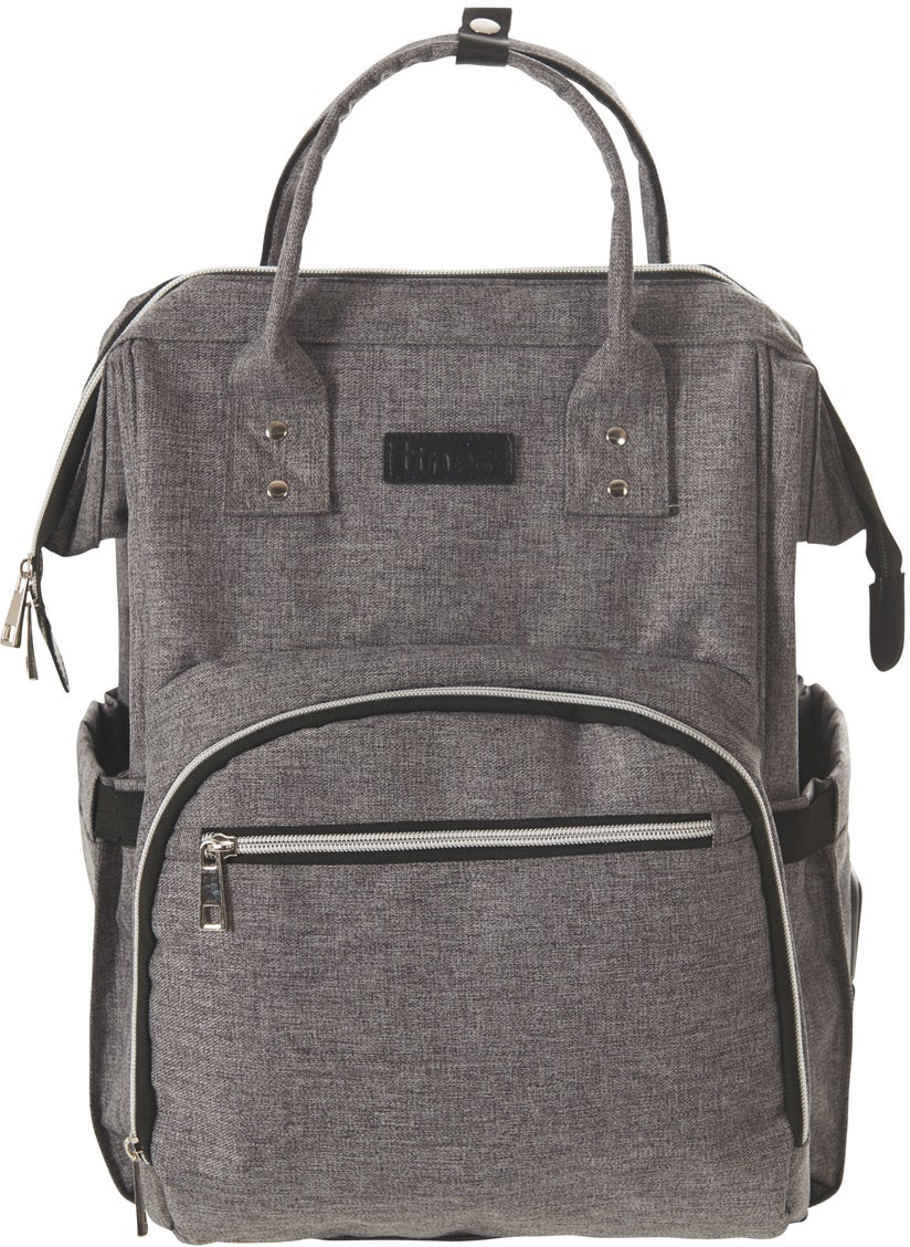 Tineo Wickeltasche Rucksack, Grau von Tinéo