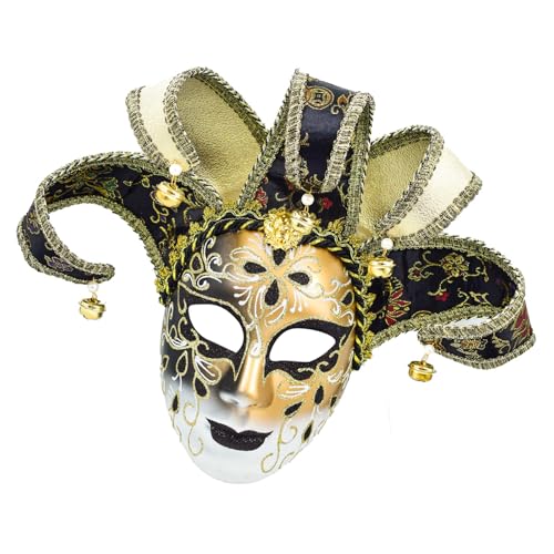 TingHaoO Maskerade Narren Venezianer Komödie Karneval Party Halloween Cosplay Wanddekoration Geschenke von TingHaoO