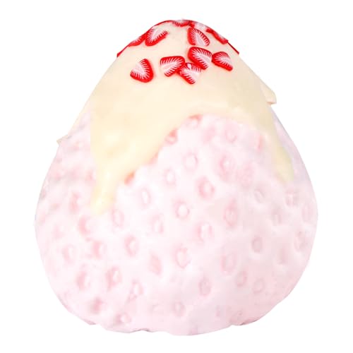 Großes Erdbeer-Quetschspielzeug, Weiches Silikon Anti-Stress Spielzeug Langsamer Rückprall Sensorisches Quetschspielzeug für Kinder & Erwachsene Großes Erdbeer-Quetschspielzeug, Weiches Silikon Anti-Stress Spielzeug Langsamer Rückprall Sensorisches Quetschspielzeug für Kinder & Erwachsene von Tinoaly