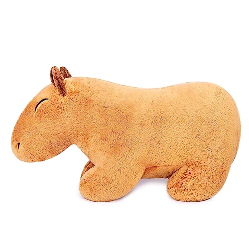 Tiny Heart Capybara Stofftier Plüschtier 20cm/7.8” realistisches Wasserschwein Plüschtier schönes Tier niedliche und weiche Geschenke Plüsch-Capybara für Kinder Jungen und Mädchen Spielzeug braun Tiny Heart Capybara Stofftier Plüschtier 20cm/7.8” realistisches Wasserschwein Plüschtier schönes Tier niedliche und weiche Geschenke Plüsch-Capybara für Kinder Jungen und Mädchen Spielzeug braun von Tiny Heart