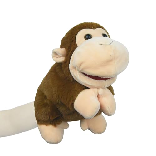 Tiny Heart Handpuppen Affen Tier Plüsch Spielzeug mit Arbeits Mund Cute Soft Plüsch Puppet für Kinder Storytelling Imaginative Lehre Vorschule Show Role-Play Geburtstag Geschenke Tiny Heart Handpuppen Affen Tier Plüsch Spielzeug mit Arbeits Mund Cute Soft Plüsch Puppet für Kinder Storytelling Imaginative Lehre Vorschule Show Role-Play Geburtstag Geschenke von Tiny Heart