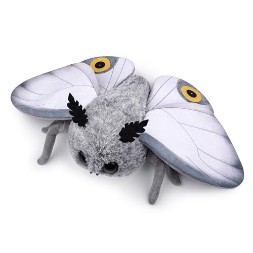 Tiny Heart Kinder-Plüschtier mit Salzwiesenmotte, Grau Salzwiesenmotte, Flight Life-Serie, weiches Plüschkissen,20cm/7.8” Tiny Heart Kinder-Plüschtier mit Salzwiesenmotte, Grau Salzwiesenmotte, Flight Life-Serie, weiches Plüschkissen,20cm/7.8” von Tiny Heart