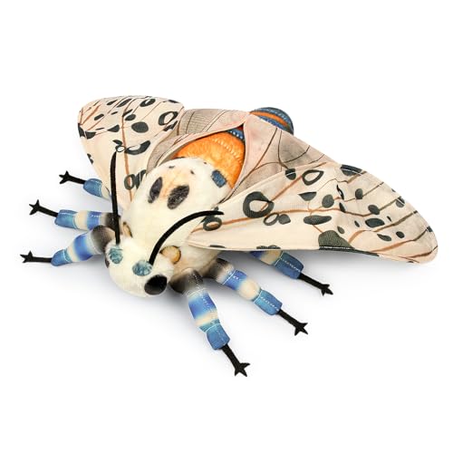 Tiny Heart Leopardschwärmer-Plüschtier Kinder,Blau Leopardschwärmer,11in Simulation eines süßen Leopardschwärmer Plüschtier,weiches Stofftierkissen Weihnachts und Halloween-Dekorationen von Tiny Heart