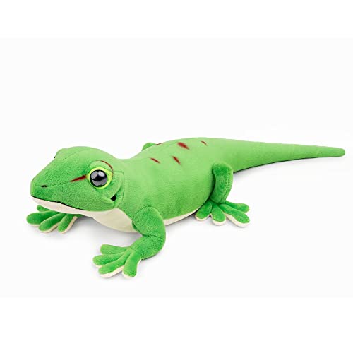 Tiny Heart Taggeckos Eidechse Plüsch Stofftier realistisches Taggeckos Eidechse Plüschtier schönes Tier niedliche und weiche Geschenke Plüsch-Taggeckos Eidechse für Kinder Spielzeug Grün 21” von Tiny Heart