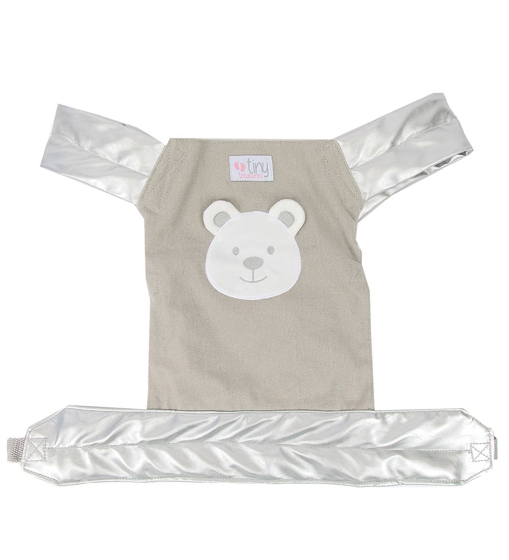 Tiny Treasures Puppenzubehör - Babytrage - Grauer m. Bär - Tiny Treasures - One Size - Puppenzubehör Tiny Treasures Puppenzubehör - Babytrage - Grauer m. Bär - Tiny Treasures - One Size - Puppenzubehör von Tiny Treasures