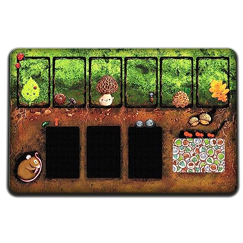 Tiny Woodys Spielermatte, PVC, Spielhilfe für das Kartenspiel Tiny Woodys, Zubehör, 41 x 26 cm, rollbar und beständig von TinyTami