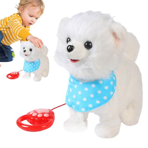 Bellendes Interaktives Hundespielzeug, Kuschelige Sprechende Puppe Für Kinder, Elektrisches Kuscheltier Für Kinder Jugendliche, Sanfte Interaktive Tröstende Puppen Bellendes Interaktives Hundespielzeug, Kuschelige Sprechende Puppe Für Kinder, Elektrisches Kuscheltier Für Kinder Jugendliche, Sanfte Interaktive Tröstende Puppen von Tioheam