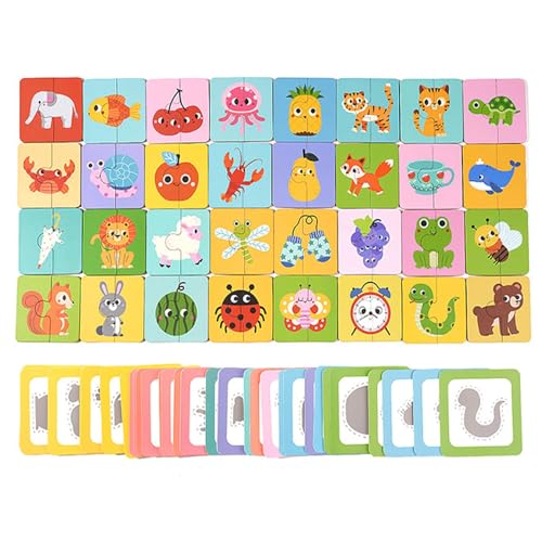 Match Game | Brettspiel | -Sortierspiel für Kinder ab 3 Jahren Kindergarten Vorschule Reiseaktivitäten Lernspielzeug Match Game | Brettspiel | -Sortierspiel für Kinder ab 3 Jahren Kindergarten Vorschule Reiseaktivitäten Lernspielzeug von Tioheam