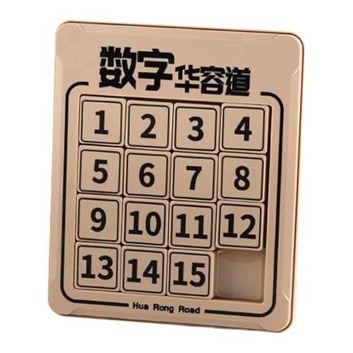 Tioheam Digitale Huarong-Straße, Digitales Huarong-Straßenspielzeug | Nummern-Matching-Board | Schiebespielzeug für die Gehirnentwicklung, Puzzle-Spielzeug mit Zahlen, interaktives Puzzle mit Zahlen von Tioheam