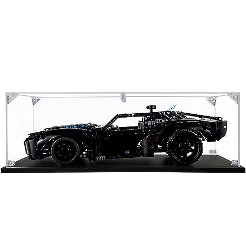 Acryl Schaukasten Vitrine Kompatibel Mit Lego 42127 Batman Batmobile, Vitrine Schaukasten Staubdicht Showcase Display Case für Lego 42127 (Ohne Modell Kit) von Tirff