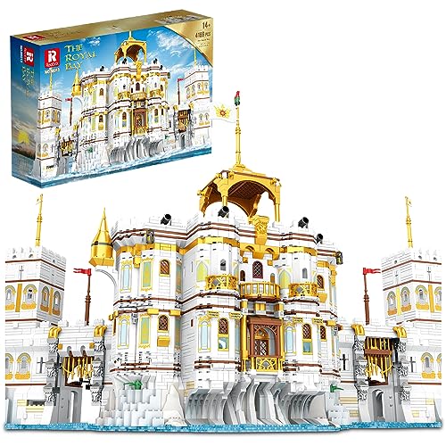 Modulares Haus Bausteine Kit, 4168 Klemmbausteine Royal Bay Bausteine Modell, MOC Castle Collection Groß Haus Building Blocks, DIY Architektur Modular Buildings Kompatibel mit Lego Modulares Haus Bausteine Kit, 4168 Klemmbausteine Royal Bay Bausteine Modell, MOC Castle Collection Groß Haus Building Blocks, DIY Architektur Modular Buildings Kompatibel mit Lego von Tirff