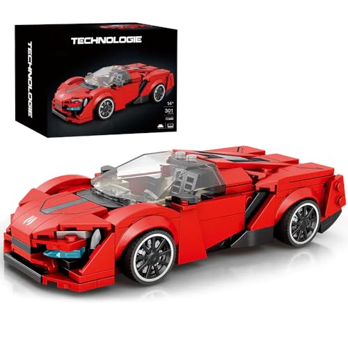 Technik Sportwagen Bausteine Sets für Lykan, 301 Teile Rennwagen Modellbausatz, MOC Klemmbausteine Auto Konstruktionsspielzeug Geeignet für Erwachsene und Jugendliche Technik Sportwagen Bausteine Sets für Lykan, 301 Teile Rennwagen Modellbausatz, MOC Klemmbausteine Auto Konstruktionsspielzeug Geeignet für Erwachsene und Jugendliche von Tirff