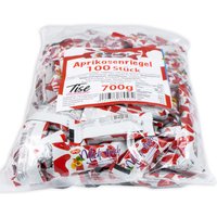 Großpack Schokoriegel mit Aprikosen-Füllung, 100 Stück, 700g von Tise