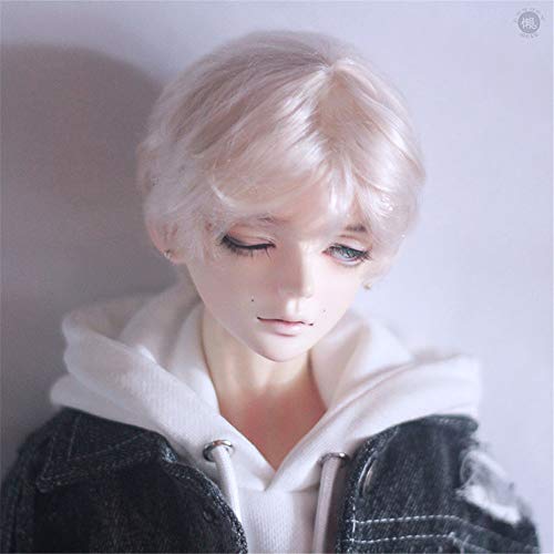 Tita-Doremi Ball-Jointed Doll BJD Perücke Puppen Haarteil Für 1/3 8-9 Inch 22-24cm Dollfie Pullip SD DOD DD Blonde Toy Head Wig Hair (Perücke Nur,Keine Puppe ) von Tita-Doremi