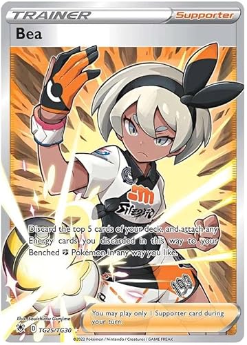 Bea TG25/TG30 Pokemon Karte (SWSH Astral Radiance Trainer Gallery) + 1x TitanCards® Toploader von Titan Cards