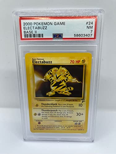 Electabuzz 24/130 PSA 7 Graded Rare Pokemon Card (2000 Pokemon Game) + TitanCards® Toploader von Titan Cards