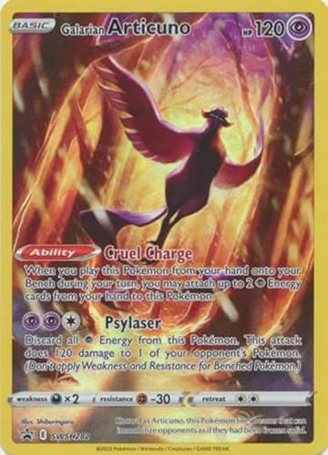 Galarian Articuno SWSH282 Pokemon Promo-Karte (SWSH Promo-Serie) + TitanCards® Toploader von Titan Cards