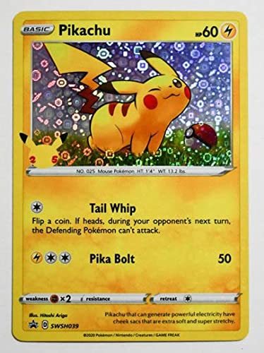 Titan Cards Pikachu SWSH039 Holo Promo-Karte (General Mills Pokemon 25th Anniversary) von Titan Cards