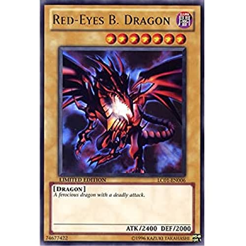 Red-Eyes Black Dragon LC01-EN006 Limited Edition (YGO Legendary Collection) + TitanCards® Toploader von Titan Cards