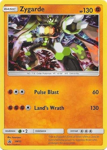 Zygarde SM15 Pokemon Promokarte (SM Promo Serie) + TitanCards® Toploader von Titan Cards