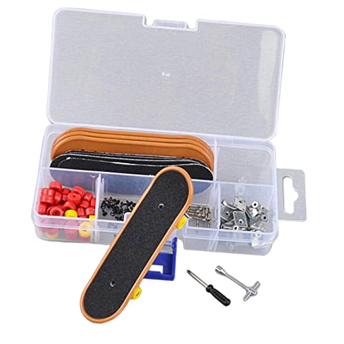 Tiuimk Professionelles Mini-Finger-Skateboard-Tischspiel, Sport-Spielzeug, Finger-Skate-Kit von Tiuimk