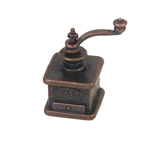 Vintage Kaffeemühle Miniatur für 1/12 Puppenhaus – Antik Bronze von Tiuimk