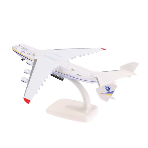 Tiuyii Modellflugzeug Airlines AN-225 im Maßstab 1:400, 20 cm lang, Flugzeugmodell, Spielzeugflugzeug, Modell der Welt größtes Flugzeug für Dekoration oder Geschenk von Tiuyii