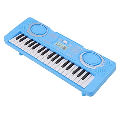 Tixiyu 37 Keys Kids Piano Toy Musical Instrument für, Bildung, Entwicklung von Handaugenkoordination und Musikalisches Interesse für über 3 Jahren (Blau) von Tixiyu