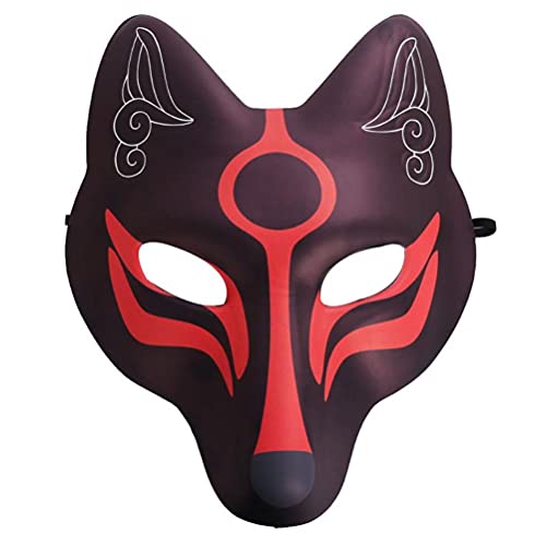 Tixiyu Fuchs-Maske, Fuchs-Cosplay-Maske-Fuchs-Gesichtsmasken Erwachsene Halloween-Masken-Dekorationen Maskerade-Maske Scary Cosplay-Maske von Tixiyu