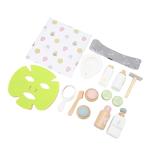 Tixiyu Holz Make -up Spielzeugset Holzkosmetikspielzeug Holz Tun Play Make -up Kit für mit Realistischem Design Pädagogischer Rollenspiel Spiel Safer Glatte Oberfläche Warme Farben Tixiyu Holz Make -up Spielzeugset Holzkosmetikspielzeug Holz Tun Play Make -up Kit für mit Realistischem Design Pädagogischer Rollenspiel Spiel Safer Glatte Oberfläche Warme Farben von Tixiyu