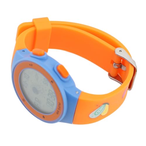 Tixiyu Kinder-Armbanduhr, Bunte LED-Hintergrundbeleuchtung, 50 M Wasserdicht, Stoppuhr-Alarm, TPU-Armband, 12 24-Stunden-Chronograph für Jungen und Mädchen, mit Leuchtendem Display, von Tixiyu