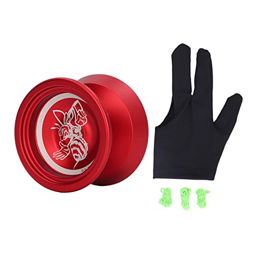 Tixiyu Nicht Reagierende Yoyo -Anfänger Yoyo Starter Yoyo für Anfänger mit Aluminiumlegierung Schmetterlingsform Glattes Sandstrahlstilchitis Yoyo für Leichtes Yoyo für Reisen von Tixiyu