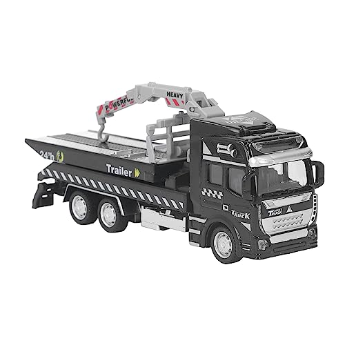 Tixiyu Tow Truck Model Toy Metal Metal Alloy Pullback Car 19.9 cm mit Bewegender Anhängerarm für Lernen und Spielen, Lehrreiches Auto Model Spielzeug, Kreatives Denken Spielzeug von Tixiyu