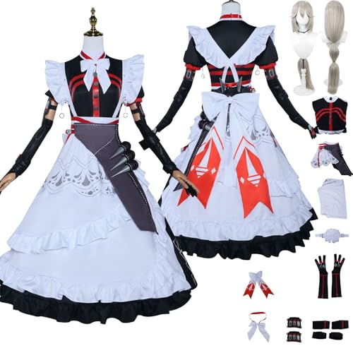 Tjlmomo Anime Alexandrina Sebastiane Cosplay Kostüm mit Perücke Spiel Rolle Ellen Joe Cosplay Outfits Uniform Rock Verkleidung Anzug Halloween Karneval Party Zubehör Komplettset für Frauen Tjlmomo Anime Alexandrina Sebastiane Cosplay Kostüm mit Perücke Spiel Rolle Ellen Joe Cosplay Outfits Uniform Rock Verkleidung Anzug Halloween Karneval Party Zubehör Komplettset für Frauen von Tjlmomo