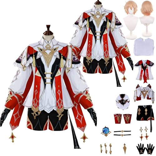 Tjlmomo Anime Dahlia Cosplay Uniform Kostüm Spiel Cosplay Outfits mit Perücke Rolle Genshin Impact Uniform Rock Verkleidung Anzug Halloween Karneval Party Kleidung Zubehör Komplettset für Frauen Tjlmomo Anime Dahlia Cosplay Uniform Kostüm Spiel Cosplay Outfits mit Perücke Rolle Genshin Impact Uniform Rock Verkleidung Anzug Halloween Karneval Party Kleidung Zubehör Komplettset für Frauen von Tjlmomo