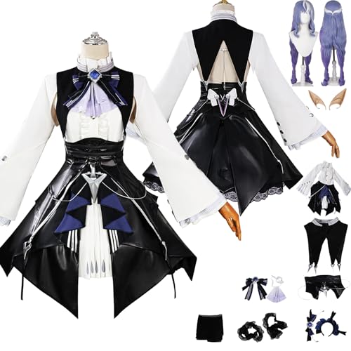 Tjlmomo Anime Vivian Banshee Cosplay Kostüm mit Perücke Spiel Rolle Ukinami Yuzuha Cosplay Outfits Uniform Rock Verkleidung Anzug Halloween Karneval Party Kleidung Zubehör Komplettset für Frauen Tjlmomo Anime Vivian Banshee Cosplay Kostüm mit Perücke Spiel Rolle Ukinami Yuzuha Cosplay Outfits Uniform Rock Verkleidung Anzug Halloween Karneval Party Kleidung Zubehör Komplettset für Frauen von Tjlmomo