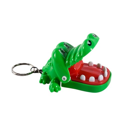 Tktouci Alligator-Zähne-Spiel,Krokodil-Zähne-Spielzeug-Hippo-Hai-Beißspiel - Innovatives Schlüsselanhänger-Spielzeug Alligator Finger Biting Brettspiele für und Mädchen von Tktouci