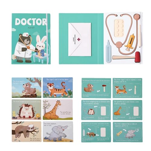 Tktouci Spiel Arztkoffer | Arzt Rollenspiel Für Kinder - Arztkostüm Zubehör Mit Stethoskop Für Kindergarten Kinder Tktouci Spiel Arztkoffer | Arzt Rollenspiel Für Kinder - Arztkostüm Zubehör Mit Stethoskop Für Kindergarten Kinder von Tktouci