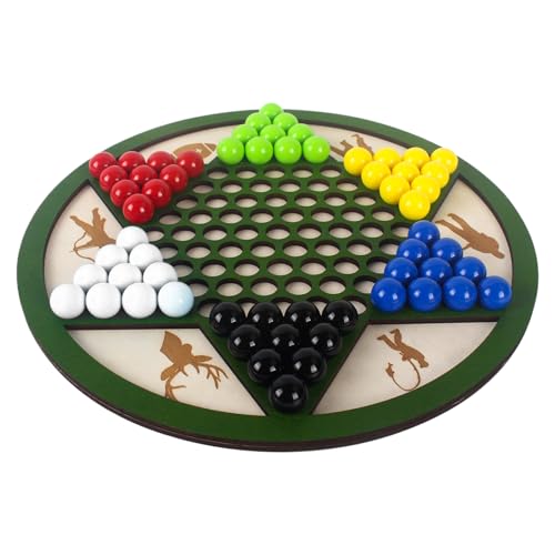 Tktouci Sternhalma - Holz-Brettspiel Klassiker Für 2-6 Spieler,Strategiespiel Für Familienabende Gartenpartys Erwachsene Und Kinder Tktouci Sternhalma - Holz-Brettspiel Klassiker Für 2-6 Spieler,Strategiespiel Für Familienabende Gartenpartys Erwachsene Und Kinder von Tktouci