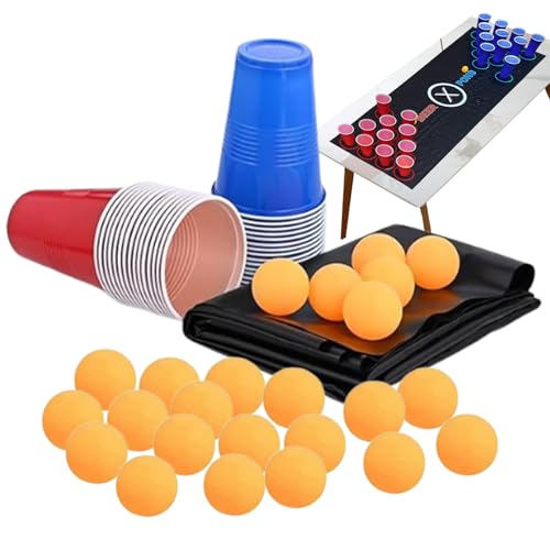 Tktouci Trinkspiele,Partyspiele Tischtennis Spiel - Gesellschaftsspiele Für Erwachsene Gruppe Soziale Aktivitäten Teambuilding Wochenendtreffen Geburtstagsfeier Tktouci Trinkspiele,Partyspiele Tischtennis Spiel - Gesellschaftsspiele Für Erwachsene Gruppe Soziale Aktivitäten Teambuilding Wochenendtreffen Geburtstagsfeier von Tktouci