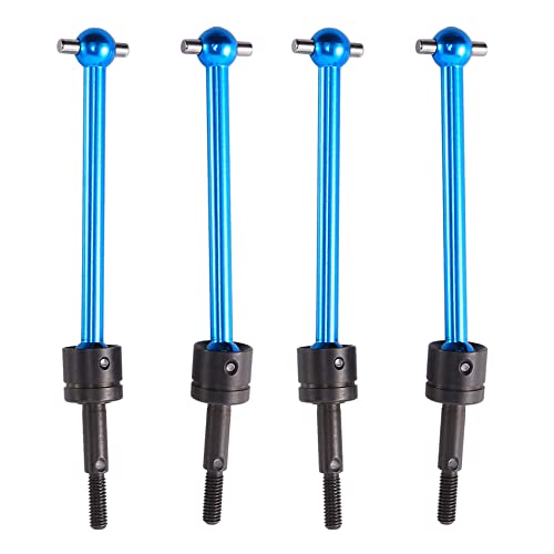 Tlily 4 Stück Metall Universal Antrieb Welle CVD (64 mm) für DT03 TT02B TT-02B RC Auto Upgrade Teile Zubehör von Tlily