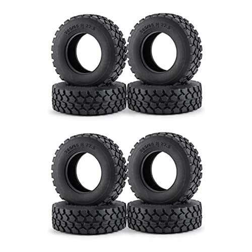 Tlily 8 Stück Reifen aus Gummi, für Geländewagen, Reifen, Verdickung, 30 mm, für 1/14 Traktor, LKW, RC Auto von Tlily