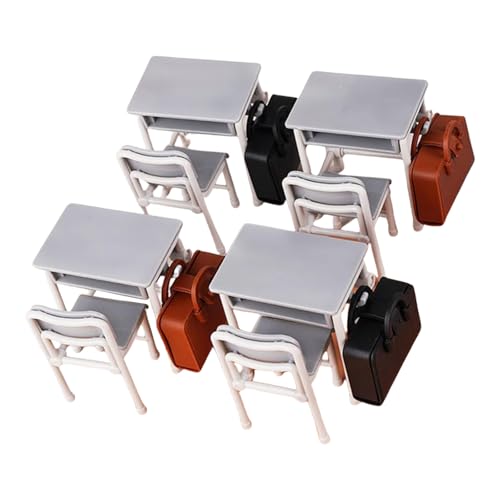 Tmboryuu 4pcs Pädagogische Dollhouses Möbelschule Schalter Stuhl Rucksack Set Realistic 1:12 Skala Miniaturen Dollhouses School Accessoires Sammlung Tmboryuu 4pcs Pädagogische Dollhouses Möbelschule Schalter Stuhl Rucksack Set Realistic 1:12 Skala Miniaturen Dollhouses School Accessoires Sammlung von Tmboryuu
